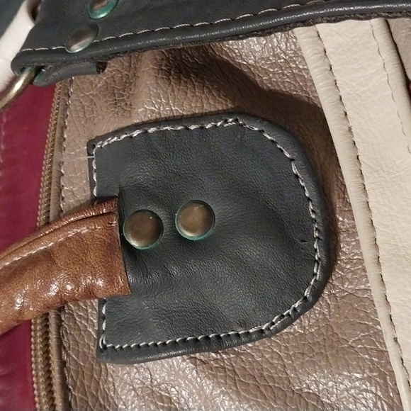 Vintage leather duffle bag - Picture 8 of 13